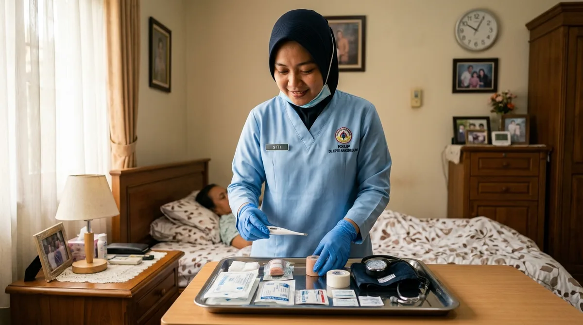 Pemeriksaan klinik home care terdekat untuk lansia di rumah Jakarta