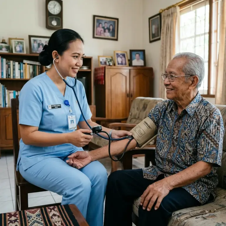 Tips memilih perawat lansia berpengalaman dengan standar medis terpercaya di Jakarta